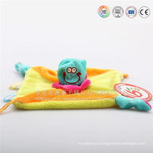 embroidery baby blanket with animal toy bath towel